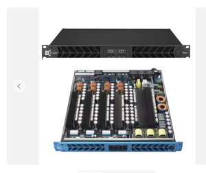 Console de mixage audio numérique stéréo professionnelle 2 canaux avec écran tactile, système sonore DJ USB, éclairage vidéo 5 bandes, métal et plastique - Product Image 1