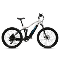 Vélo électrique de ville TXED 27,5 pouces avec freins à disque hydrauliques, suspension intégrale, moteur arrière sans balais 48V/500W