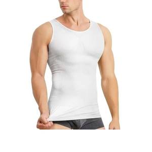 Débardeur imprimé personnalisé de haute qualité pour hommes Gym Workout Fitness Streetwear sans manches 100% coton côtelé débardeur pour hommes - Product Image 2