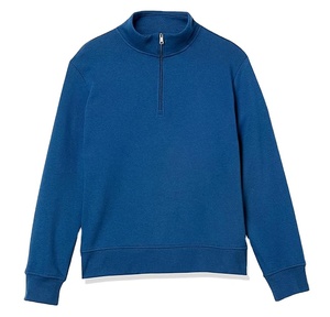 Sudadera OEM para hombre, 100% algodón, gruesa, personalizada, con cremallera de un cuarto, estampada, extragrande, térmica, unisex - Product Image 2