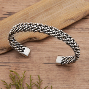 Wholesale Bulk Price Trendy 925 Sterling <b>Silver</b> <b>Rope</b> Shaped <b>Chain</b> Link Bracelet Fashion Jewelry for Christian Anniversaries - Product Image 3