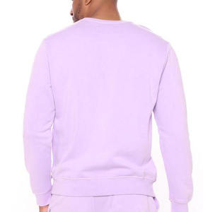 Sweat-shirt à col rond respirant pour hommes avec logo personnalisé 100% coton col rond teint uni pour l'hiver-impression numérique Min. Commander 2 pièces - Product Image 2