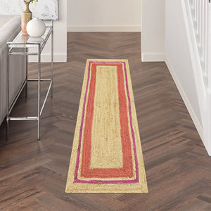 Chemin de sol en jute fait à la main | Tapis de couloir durable et élégant - Product Image 1
