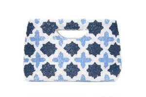 Bolso bordado con patrón de hojas y forro interior - Product Image 2