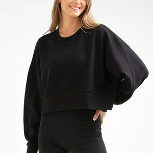 Venta al por mayor de fábrica personalizada anti-pilling, transpirable, sudaderas con capucha para mujer de alta calidad básica mezcla de algodón - Product Image 2