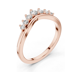 Bague de fiançailles en diamant de laboratoire 0,255 CT pour femmes, clarté VVS-VS EF, or 18 carats, 14 carats, 10 carats et argent 925, rose, jaune, blanc - Product Image 4