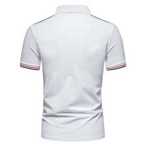 Chemise d'été 2024 pour homme avec fermeture éclair latérale, motif uni, service ODM, poche intégrée, couleurs et tailles personnalisables - Product Image 4