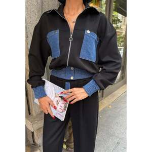 Costume en modal style décontracté Jean Garnili 10251 avec col trucker - Product Image 2