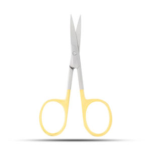 Ciseaux à cuticules très demandés, 3,5 pouces, couleur or, acier inoxydable allemand, pour retirer les cuticules - Product Image 1