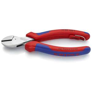 Knipex -X-Cut Cortador Diagonal Compacto, Tijeras Cromadas con Mangos Multicomponentes - Product Image 1
