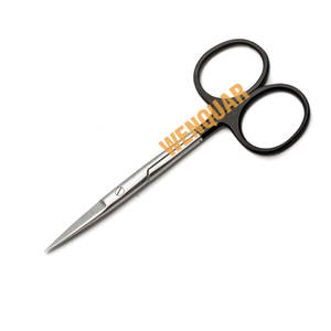 Portaagujas Castroviejo de 14 cm, Curvo, TC, para Cirugía y Odontología, Color Dorado, de Acero Inoxidable Wenquar, Instrumentos Médicos - Product Image 4