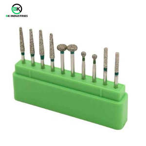 Kit de fraises diamantées dentaires, fraises à grande vitesse pour la préparation des dents, kit de fraises diamantées dentaires professionnelles pour les cliniques et les laboratoires - Product Image 5