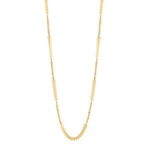 Cadena de piedra chapada en oro Umiyaji FBG0007 collares en capas de moda - Product Image 1