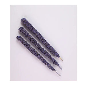 Brotes de lavanda de hierbas aromáticas de 9 pulgadas, varitas de incienso para difuminar con soportes botánicos sin bambú para suministros de difusor de aromaterapia - Product Image 3