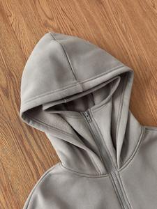 Sudadera con media cremallera para mujer, jersey de lana, manga larga, acogedor, cálido, informal, elegante, traje de moda para salón o ropa de viaje - Product Image 6