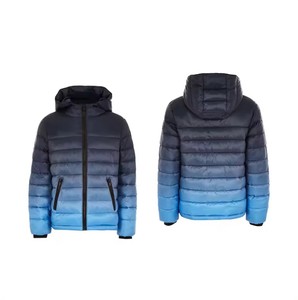 Men's Stylish Zipper Closure Puffer Jacket High Street <b>Winter</b> Waterproof Windproof High Quality Premium Canvas Custom Printing - Product Image 3