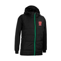 Veste bomber rembourrée de haute qualité en blocs de couleurs pour l'hiver 2023, unisexe, imperméable et respirante, vente en gros
