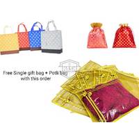 10 buah bunga Saree setelan penutup tas kemasan untuk penyimpanan lemari pakaian atau hadiah kualitas dan gaya desain baru untuk kaus kaki sepatu