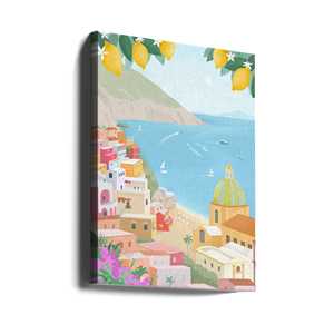 Base de Lona para Impresión Digital con Diseño de Positano, Italia - Product Image 5