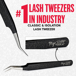 ชุดปากคีบขนตาแบบญี่ปุ่นที่ได้รับความนิยมมากที่สุดอุปกรณ์ต่อขนตาปลายไฟเบอร์อุปกรณ์สำหรับการแยกขนตาปริมาณแบบคลาสสิกได้รับการทดสอบด้วยมือ - Product Image 3