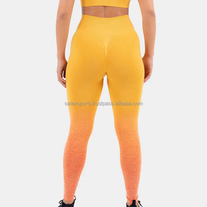 Leggings de yoga taille haute personnalisés en gros avec strass pour femmes, en spandex/nylon doux, extensible dans les quatre sens, respirant, pour la gym - Product Image 2