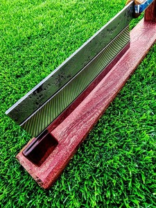 OEM personalizable 14 pulgadas acero al carbono Chef Cleaver Nakiri cuchillo bellamente diseñado mango de madera Funda de cuero para uso en la cocina - Product Image 6