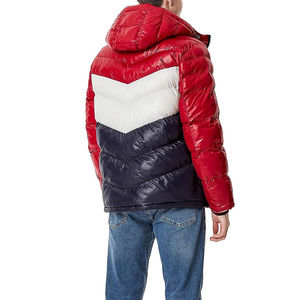 2025 veste à bulles de haute qualité Logo personnalisé vestes à bulles d'hiver pour hommes veste à bulles à capuche pour hommes - Product Image 2