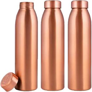 100% Pure Hammered <b>Copper</b> <b>Bottle</b> Leak Resistant Natural <b>Copper</b> Water <b>Bottle</b> with Hammer Polish <b>Copper</b> <b>Bottle</b> from India - Product Image 2