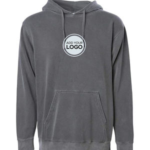 Sweats à capuche pour hommes sweat à capuche pour hommes haut de gamme en polaire douce délavée à l'acide sweat à capuche pour hommes avec cagoule masque logo personnalisé broderie marque privée - Product Image 1