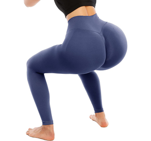 Nouveau legging de Yoga durable de couleur unie, sans couture, Fitness, sport, gym, fitness, pour femmes, vente en gros avec personnalisation - Product Image 2