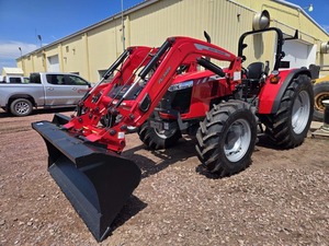 รถแทรกเตอร์ Massey Ferguson 4710 พร้อมชุดตัก FL3522 แบบสกิดสเตียร์ พร้อมจอยสติ๊กแบบถอดเร็ว บุ้งกี๋ขนาด 84 นิ้ว รับประกัน 2 ปี พร้อมชุดป้องกันครบชุด - Product Image 1
