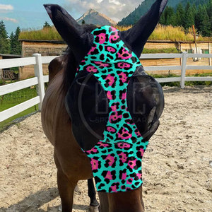 Couvre-mouches pour chevaux de haute qualité personnalisé avec protection du nez et des oreilles, séchage rapide pour une conduite confortable - Product Image 2