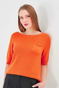 Suéter de Punto para Mujer, 100% Algodón Orgánico, Holgado, Transpirable, Suave y Cálido - Product Image 2