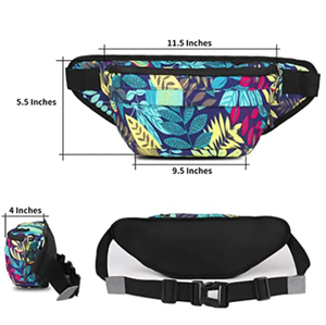 Mode féminine Mini sac banane vente entière Logo personnalisé ceinture réglable étanche à l'eau pour une utilisation sportive-pour la course à pied - Product Image 2