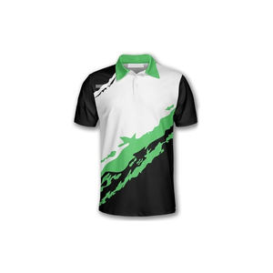 Polos de course à manches courtes respirants pour hommes-Conception personnalisée de haute qualité brodée en gros - Product Image 5