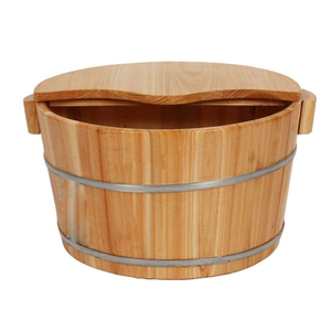Bañera de Madera para Pedicura, Spa para Pies, Lavabo de Madera para Masaje de Pies, Precio Económico - Product Image 6