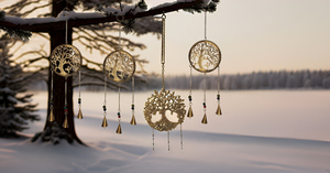 Iron Wind Chimes for Outdoor Living Family Balcony Garden Office Hanging Bells Home Decor <b>Ornament</b> - Product Image 3