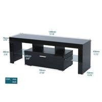Mueble de TV de madera maciza de lujo moderno con cajón Soporte de TV ecológico para muebles de sala de estar