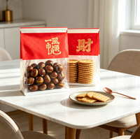 Sac en papier kraft pour pain avec fenêtre transparente pour boulangerie, sac imprimé personnalisé pour pain de mie, pâtisseries et emballages de snacks