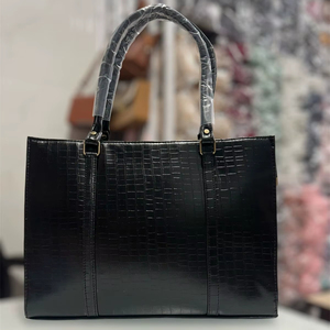 Premium High Quality Custom Logo PU Leather <b>Tote</b> <b>Bag</b> Embroidery Zipper Customizable Color <b>Summer</b> Beach Fashionable Design Women - Product Image 1