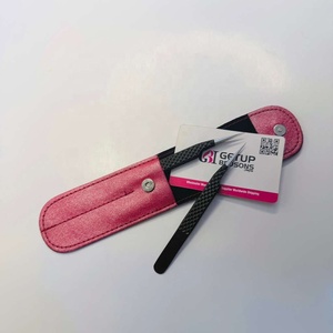 Meilleures pinces à cils en acier inoxydable noires personnalisées, anti-magnétiques, anti-statiques, droites, de 10 mm de longueur, de la marque GETUP BROSONS IMPEX - Product Image 3