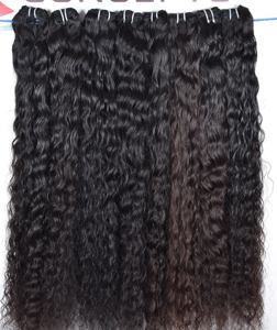 Venta al por mayor 100% Virgen Extensiones de Cabello de Templo Indio Color Natural Remy Grado Disponible en onda profunda suelta y estilos rectos - Product Image 6