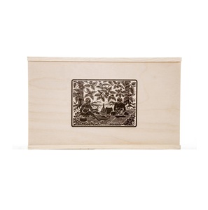 Caja de reloj de madera decorativa hecha a mano de lujo de estilo personalizado cajas de madera de lujo con materiales reciclados para manualidades de regalo - Product Image 2