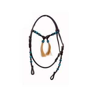 Estern ther eacht/Ridle ORSE ACK in rown Smart, urquoise lulue y raided awawide IDE eath con aire interno - Product Image 1