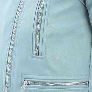 Active Wear Chaqueta de cuero para mujer Transpirable Antiarrugas Impermeable Ecológico Calidad Premium Chaqueta ligera para mujer - Product Image 4