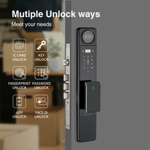 Serratura Intelligente NF2 con Riconoscimento Facciale 3D e Sblocco Tramite Impronta Digitale, Vene Palmari, Carta e Chiave per Porte in Legno - Product Image 5