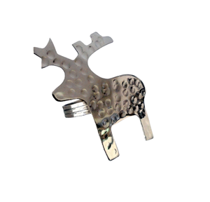 Nouveau design aluminium bougeoir fini nickel pour décoration de noël bougeoir fait main personnalisé - Product Image 4