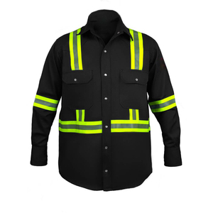Anti static Fire Resistant Workwear <b>Shirt</b> with Reflective Tape for Men & Women labor - Product Image 3