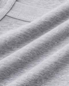 Débardeur sans manches pour homme sur mesure, coupe musclée, vêtements de sport décontractés, tissu extensible doux, gilet côtelé, couleur gris clair, fabrication en gros - Product Image 6