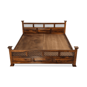 Juego de dormitorio reclinable antiguo con cama Jali de madera maciza de estilo francés con suavidad y almacenamiento para el hogar, granja, Hotel y apartamento - Product Image 1